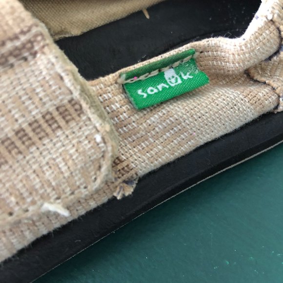 Sunuk stripped slip on woven canvas shoes - Picture 3 of 7